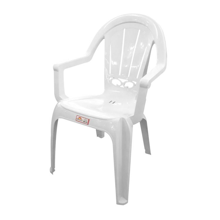 პლასტმასის სკამი თეთრი HOLIDAY ჰკ-330ბ სურათი