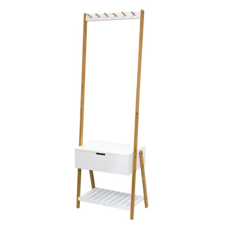 ტანსაცმლის საკიდი ფეხსაცმლის შესანახით 70*26.5*177 სურათი