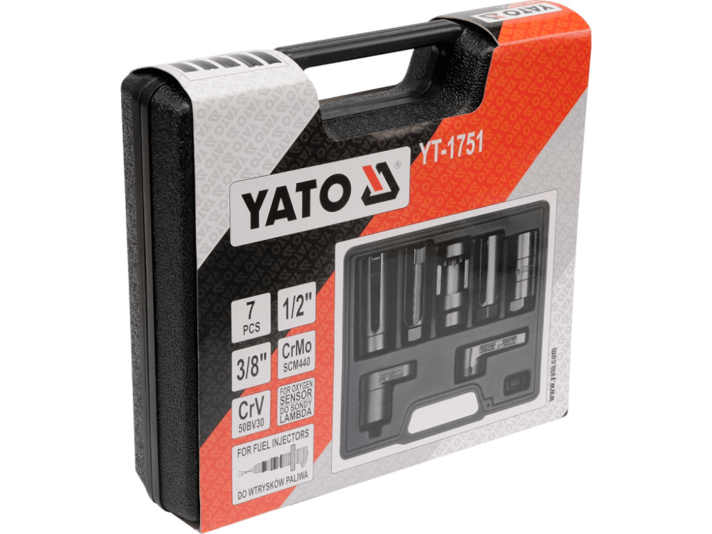 ავტომობილის სენსორების მოსახსნელის ნაკრები YATO YT-1751 , 7 ცალი , გამძლე შენადნობი მასალა სურათი