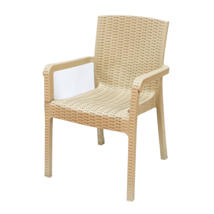 პლასტმასის სკამი VICTOR 85*75*58 კაპუჩინო სურათი