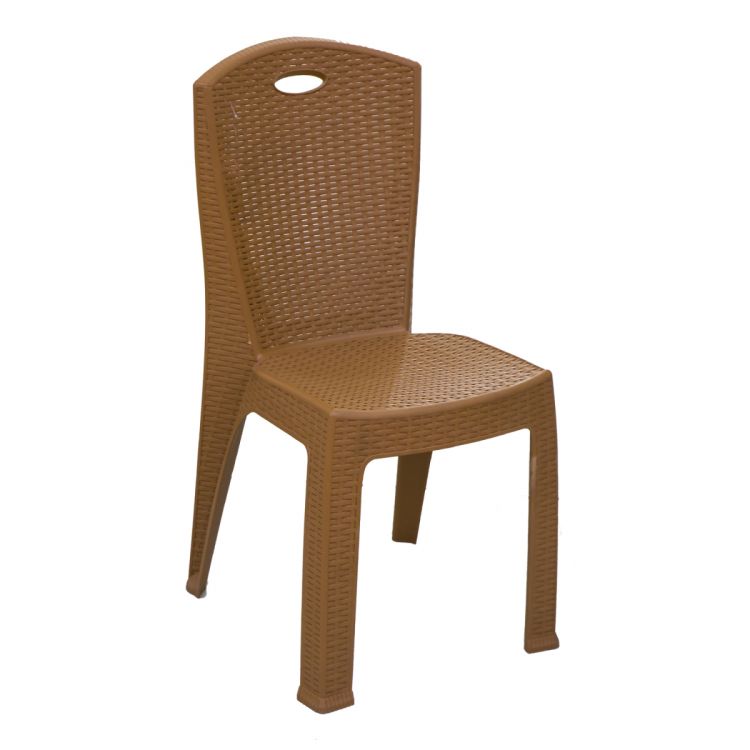 პლასტმასის სკამი PARIS 38*88*36 ღია ყავისფერი სურათი