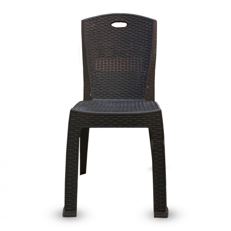 პლასტმასის სკამი PARIS 38*88*36 მუქი ყავისფერი სურათი