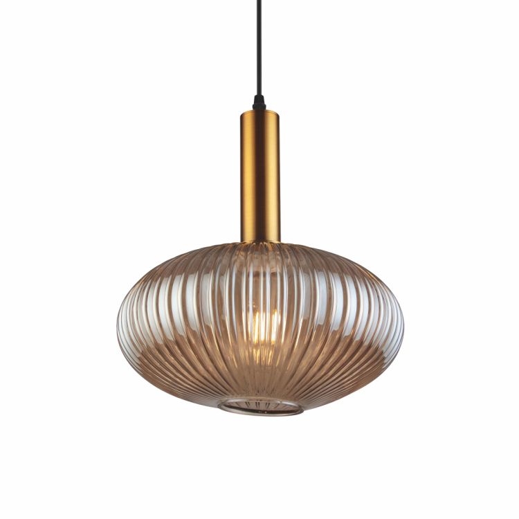 ჭერის სანათი YADI F90330C ქარვისფერი სურათი