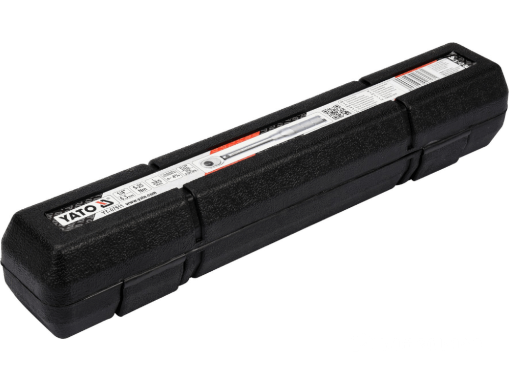 დინამომეტრული ქანჩის გასაღების სახელური YATO YT-07511 • 1/4" • 2.5-20Nm • კომპაქტური და ზუსტი სურათი