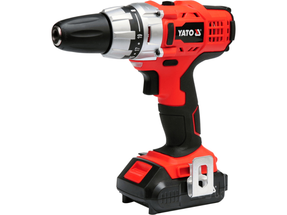 ელექტრო სახრახნისი (შურუპავიორტი) YATO YT-82855 • 18V • 42Nm ბრუნვის მომენტი • 2 ბატარეა • LED განათება სურათი