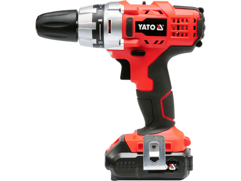 ელექტრო სახრახნისი (შურუპავიორტი) YATO YT-82855 • 18V • 42Nm ბრუნვის მომენტი • 2 ბატარეა • LED განათება სურათი