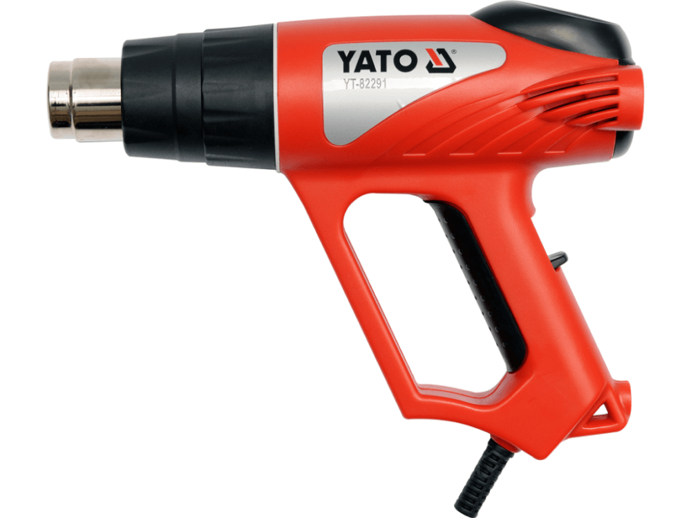 ტექნიკური ელექტროფენი YATO YT-82291 • 2000W სიმძლავრე • 2 ტემპერატურის რეჟიმი • 6 აქსესუარი კომპლექტში სურათი