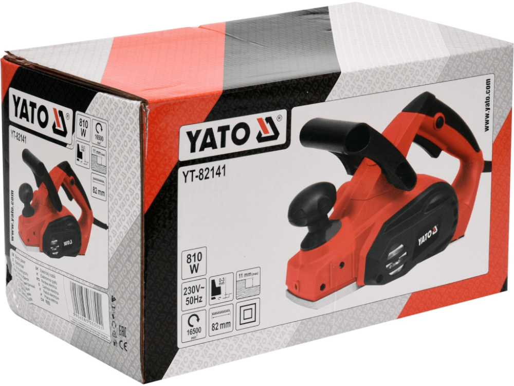 ელექტრო "შალაშინი" YATO YT-82141 • 810W სიმძლავრე • 82 მმ პირის სიგანე • 16500 ბრუნი/წთ სურათი