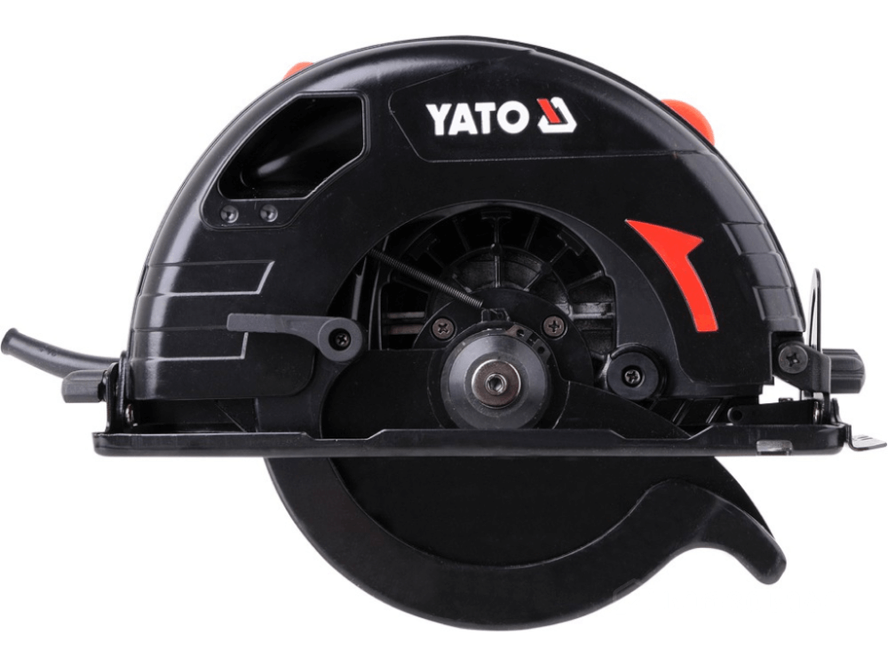 ელექტრო ცირკული ხერხი YATO YT-82150 • 1300W სიმძლავრე • 68 მმ ჭრის სიღრმე • 190 მმ დისკო სურათი
