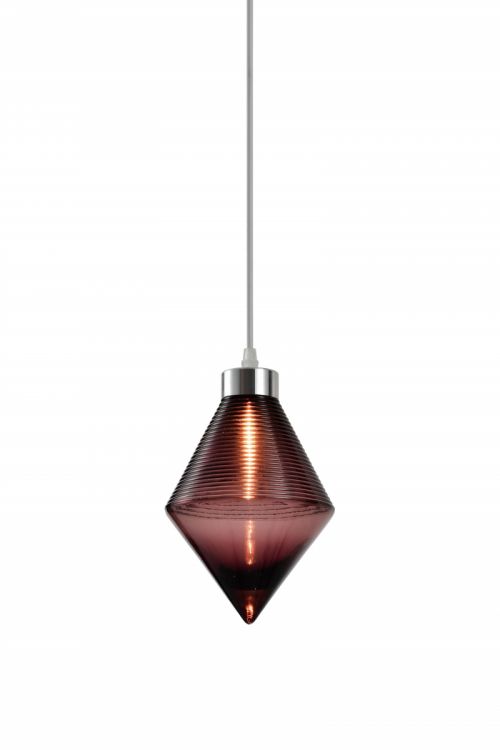 ჭერის სანათი YADI F8865A ღვინისფერი სურათი