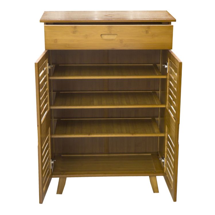 ფეხსაცმლის თარო ბამბუკით 63*31*90 MH-10994 სურათი