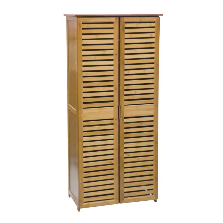 ფეხსაცმლის თარო ბამბუკით 63*33*138 MH-10999 სურათი