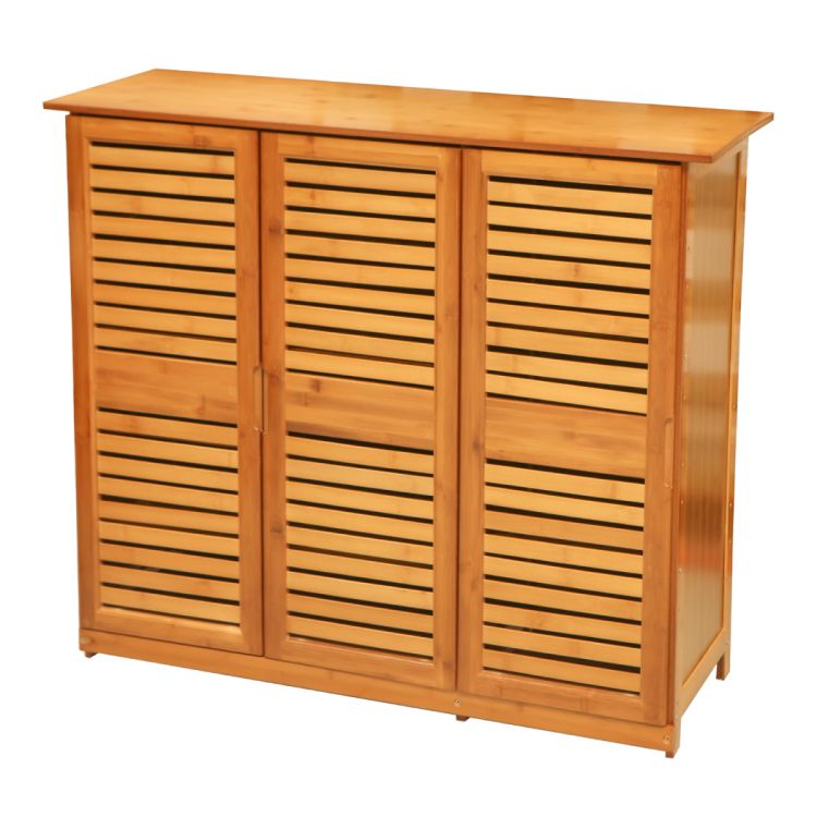 ფეხსაცმლის თარო ბამბუკით 96*33*85 MH-10996 სურათი