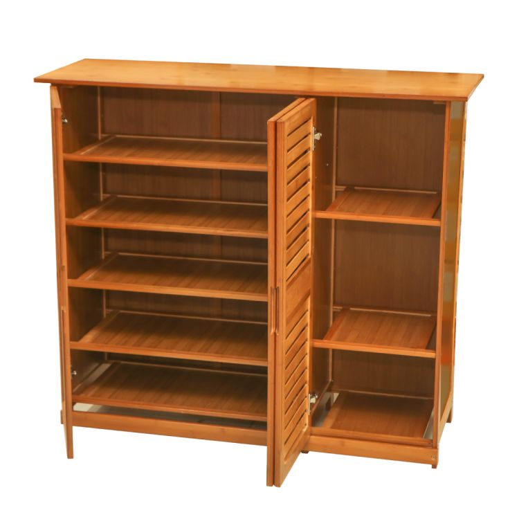 ფეხსაცმლის თარო ბამბუკით 96*33*85 MH-10996 სურათი