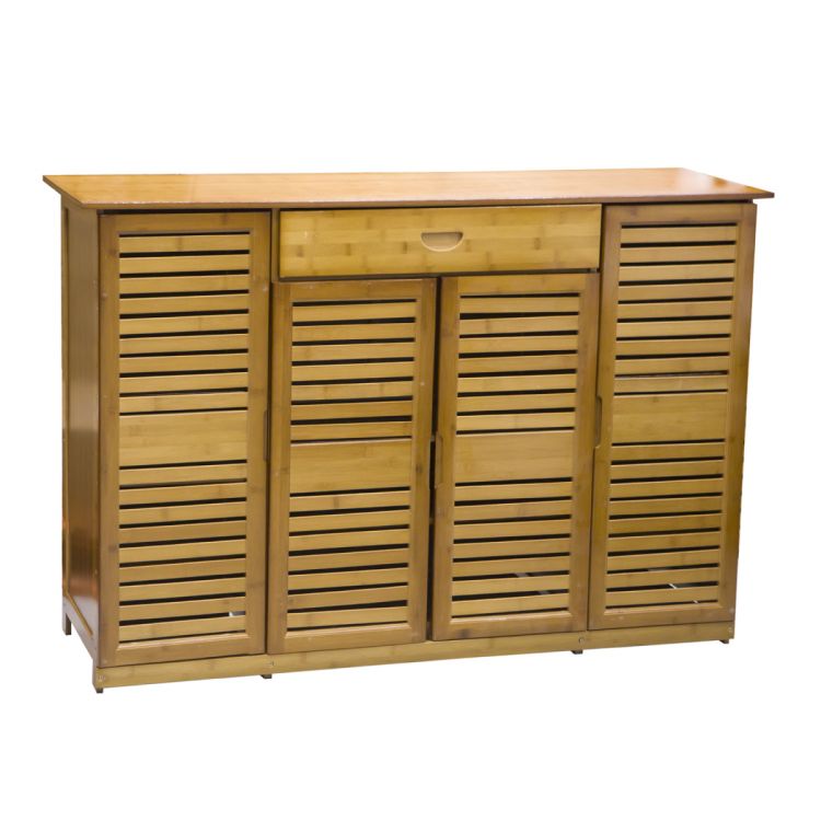 ფეხსაცმლის თარო ბამბუკის 126*33*85 MH-11003 სურათი