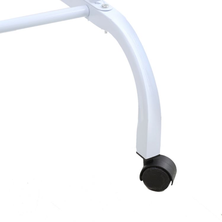 ტანსაცმლის საკიდი 110*54*150, გვერდითი კაუჭით+ბორბალით სურათი