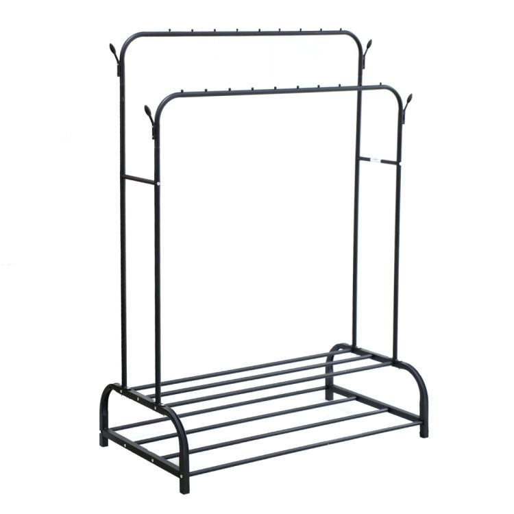 ტანსაცმლის საკიდი 110*33*150, კაუჭით სურათი