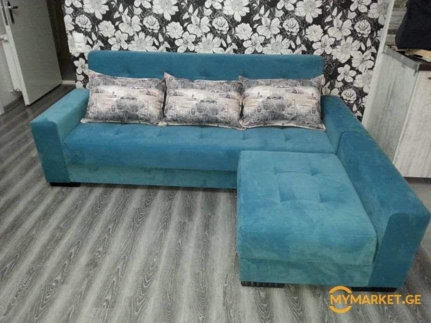 შოკ აქცია – ფერადი გასაშლელი კუთხის დივნები სურათი