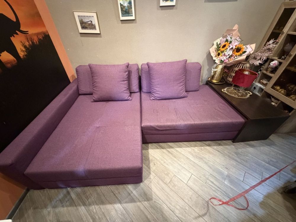 იყიდება უმაღლესი ხარისხის კუთხის დივანი + მაგიდა სურათი