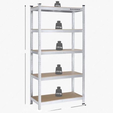 ფასდაკლება! თარო.  ძალიან მყარი 180 x 90 x 40 სმ სურათი