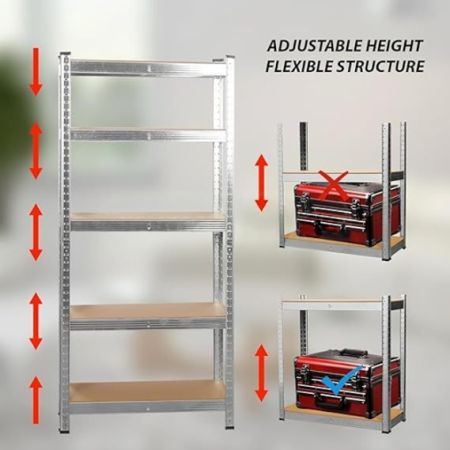 ფასდაკლება! თარო.  ძალიან მყარი 180 x 90 x 40 სმ სურათი