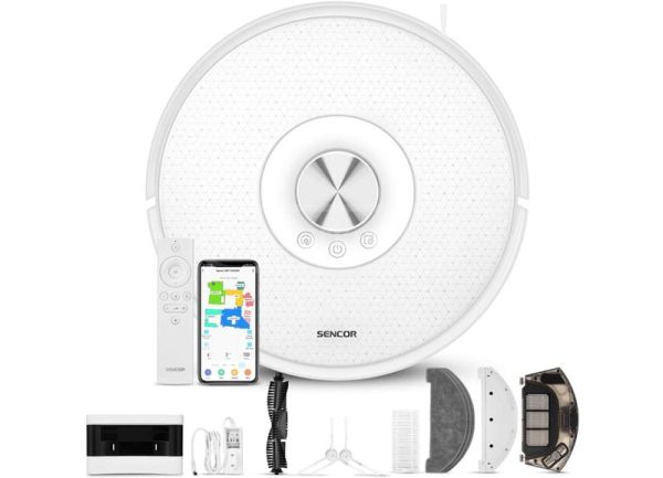 რობოტი მტვერსასრუტი SENCOR SRV 9350WH ROBOT VACUUM CLEANER სურათი