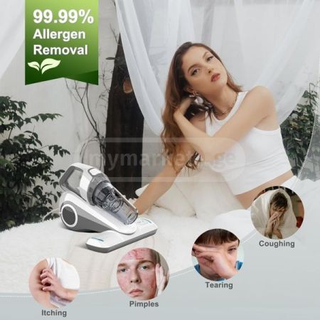 რბილი ავეჯის მტვერსასრუტი და ტკიპების მოსაშორებელი Dibea UV1 სურათი