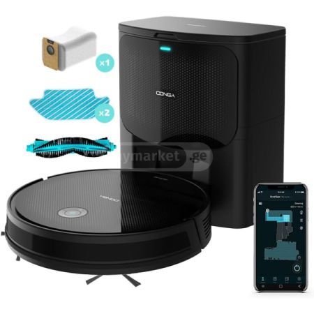 რობოტი მტვერსასრუტი Conga 2499 Ultra Home Titanium სურათი