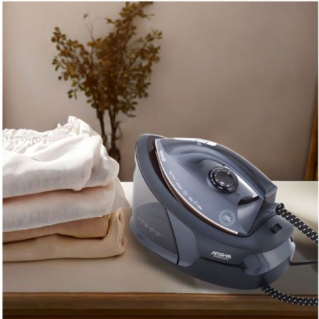 ორთქლის უთო Arshia PP050-3263, 2400W, 1.5L, Steam Iron, Blue სურათი