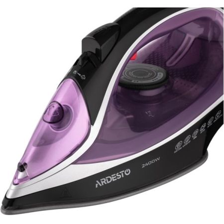 ორთქლის უთო Ardesto IR-B2234, 2400W, 0.35L, Steam Iron, Purp სურათი