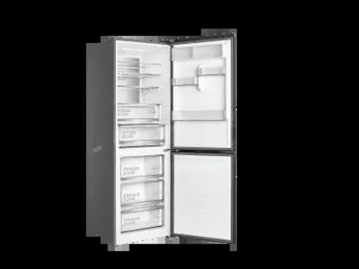 იყიდება საწყობიდან ახალი მაცივარი TCL C340BFGI Ash Grey 340ლ სურათი