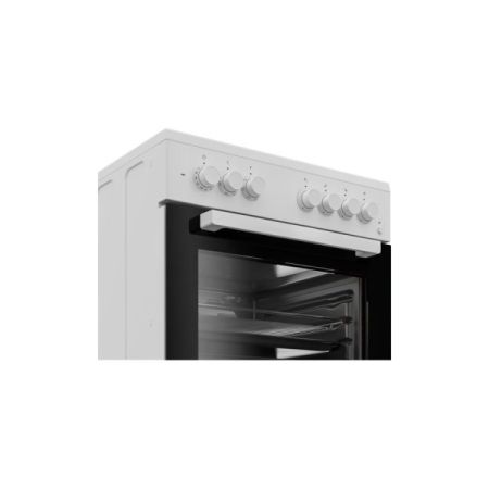 გაზქურა Beko FBE62120WD, 4Gas, Gas Cooker, White სურათი