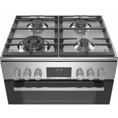 გაზქურა BOSCH HXS59AI51Q, 4GAS, GAS COOKER, STAINLESS STEEL, სურათი