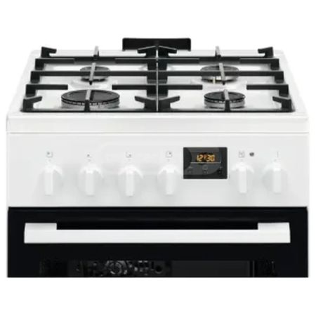 კომბინირებული გაზქურა ELECTROLUX LKK520211W 4 კონფორით თეთრი სურათი