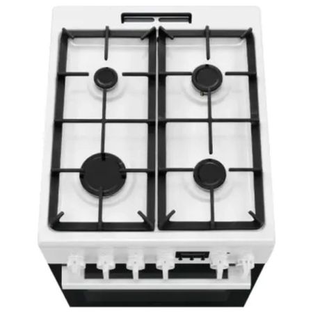 კომბინირებული გაზქურა ELECTROLUX LKK520211W 4 კონფორით თეთრი სურათი