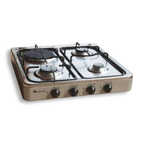 Hausberg 3+1  გაზის ქურა მაგიდაზე დასადგამი. სურათი