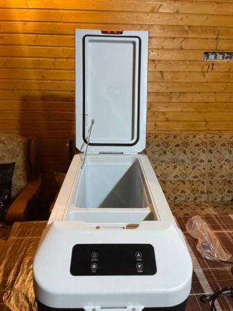 მანქანის მაცივარი 28 ლიტრი, ფრეონზე სურათი