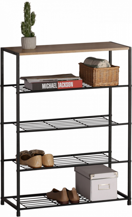 ფეხსაცმლის თარო მდფ MEISTER 4იანი 63*30*83CM XJ633083A სურათი