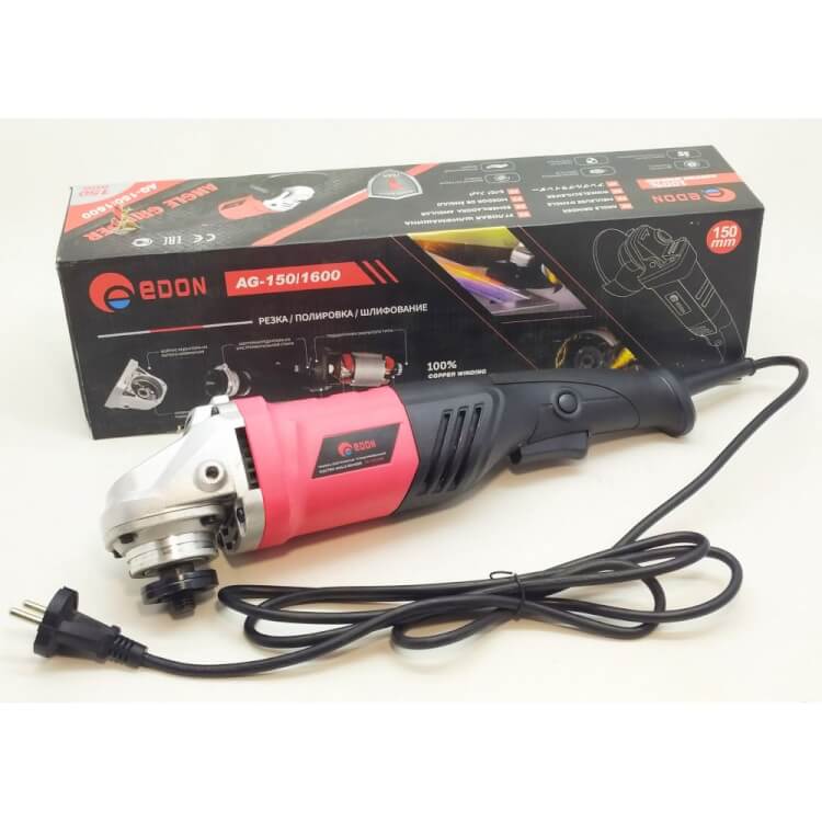 კუთხის საჭრელი AG150/1600 – 150მმ, 1600W, სიჩქარის მარეგულირებლით სურათი