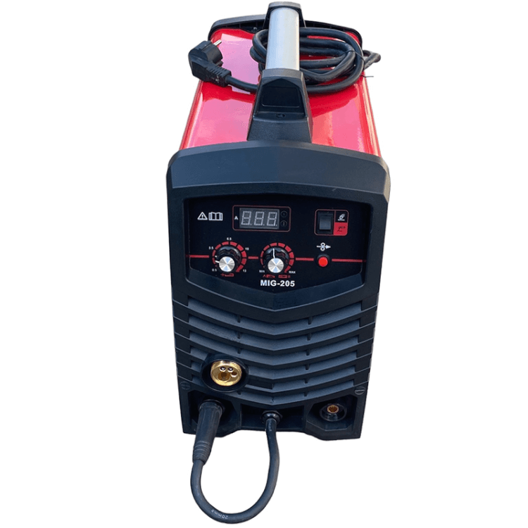 შედუღების აპარატი MIG-205 – WELDING MACHINE, 220V, MMA 20–205A, MIG 50–205A, მუდმივი დენი, მავთული 0.8–1.0MM, ელექტროდი 1.2–3.2MM სურათი