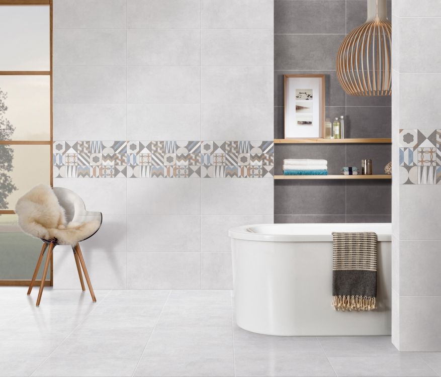 კედლის ფილა UMUT GREY DÉCOR 30x60 დეკორი სურათი