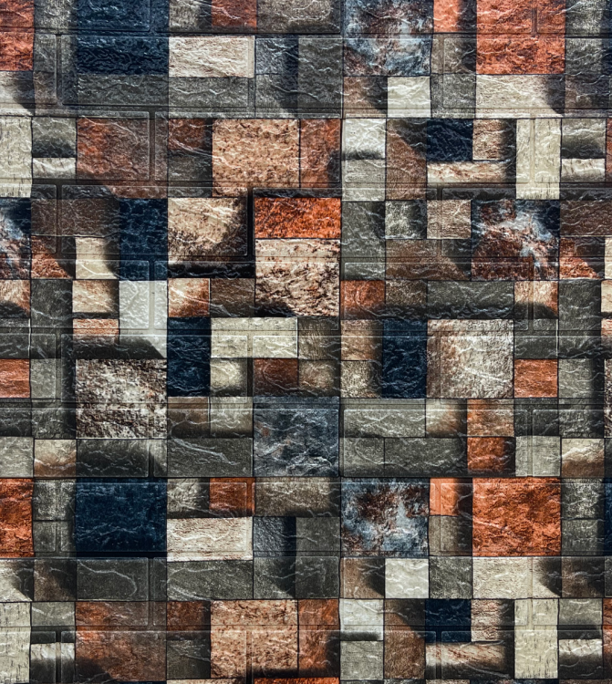 თვითწებვადი კედლის საფარიBR-32 3D Color Brick სურათი