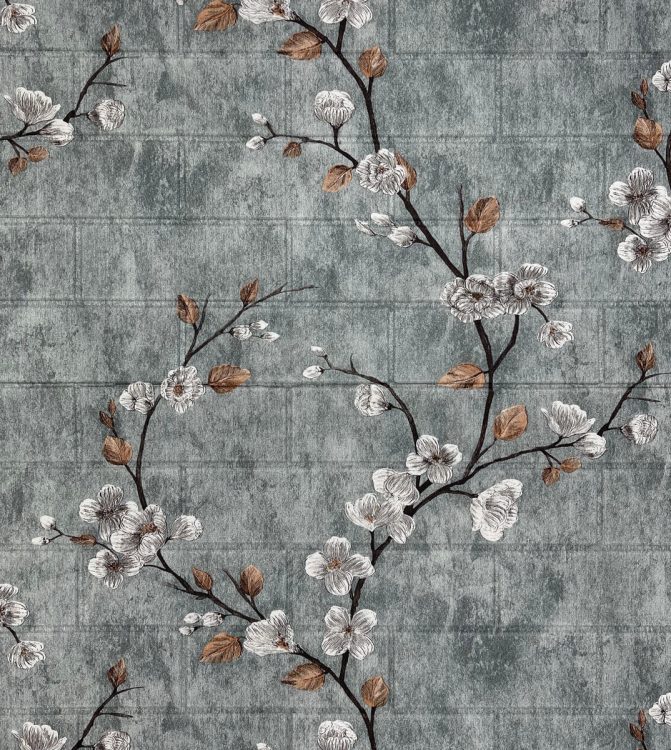 თვითწებვადი კედლის საფარიBP-7 Grey plum blossom სურათი