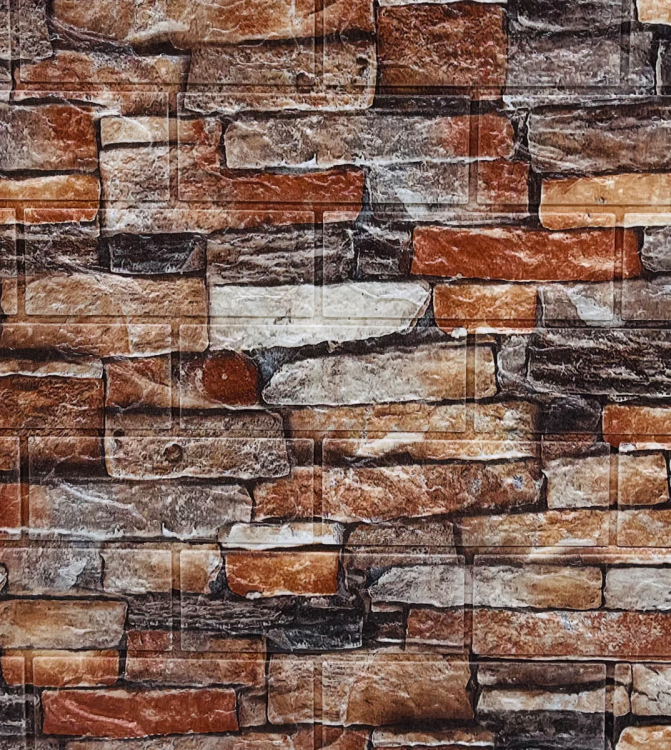 თვითწებვადი კედლის საფარიBR-10 Red Stone სურათი