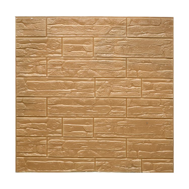 თვითწებვადი კედლის საფარი JS-06-Cs-8 light brown 70სმ*70სმ*0.5სმ სურათი
