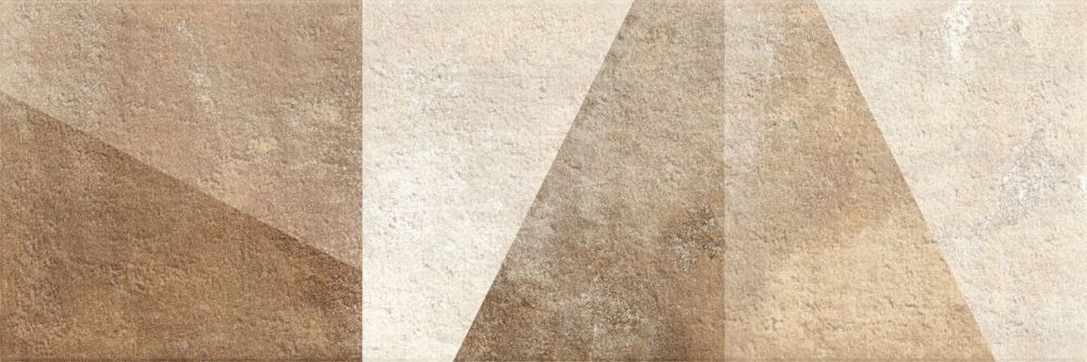 კედლის ფილა DECORADO GEO BEIGE 25x75 დეკორი სურათი