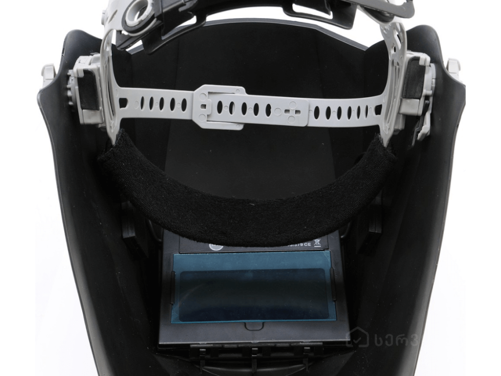 შემდუღებლის ჩაფხუტი YATO YT-73921 • ავტომატური • UV/IR დაცვით • 4 სენსორით სურათი