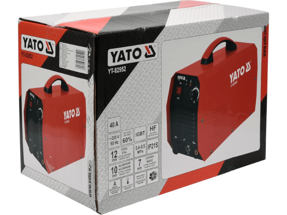 პლაზმური საჭრელი YATO YT-82952 • მსუბუქი და ეფექტური • სიზუსტით მუშაობისთვის სურათი