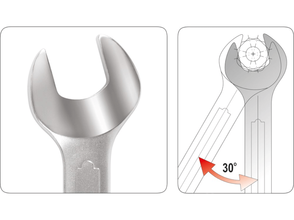 ქანჩის გასაღების ნაკრები YATO YT-0380 • 10-ცალიანი • ორმხრივი გამძლე კომპლექტი სურათი