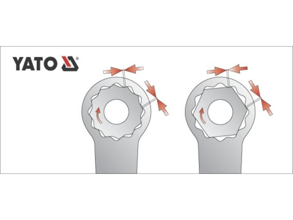 ქანჩის გასაღების ნაკრები YATO YT-0396 • 8-ცალიანი • ორმხრივი დიზაინი 6-დან 22 მმ-მდე სურათი